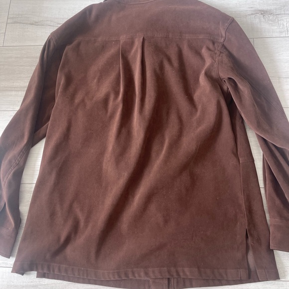 Men’s Denim and Co Brown Button up Jacket - Picture 5 of 7